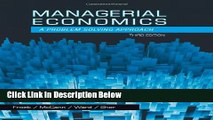 [Fresh] Managerial Economics (Upper Level Economics Titles) Online Ebook