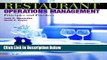 [Fresh] Restaurant Operations Management: Principles and Practices Online Books