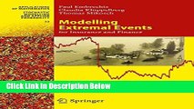 [Fresh] Modelling Extremal Events: for Insurance and Finance (Stochastic Modelling and Applied