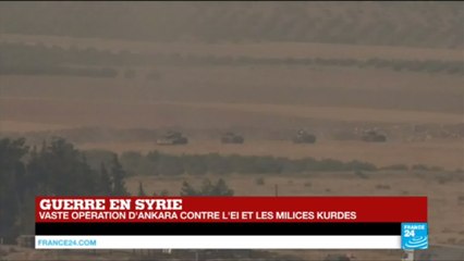 Guerre en SYRIE - Opération "Bouclier de l'Euphrate" contre l'EI : Les chars turcs sont entrés en Syrie