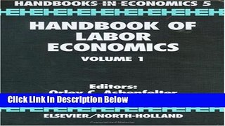 [Fresh] Handbook of Labor Economics Volume 1 (Handbooks in Economics) Online Books