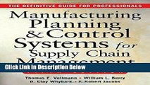 [Fresh] MANUFACTURING PLANNING AND CONTROL SYSTEMS FOR SUPPLY CHAIN MANAGEMENT : The Definitive