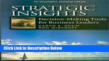 [Fresh] Strategic Insights: Decision Making Tools for Business Leaders Online Books