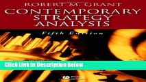 [Fresh] Contemporary Strategy Analysis: Concepts, Techniques, Applications (5th Edition) Online