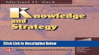 [Fresh] Knowledge and Strategy (Knowledge Reader) Online Ebook