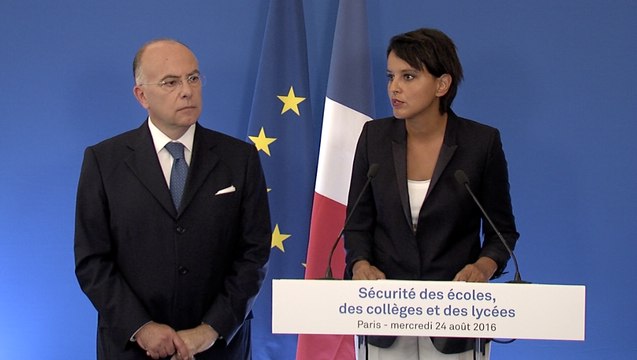 [ARCHIVE] Sécurité des écoles, des collèges et des lycées : intervention de Najat Vallaud-Belkacem
