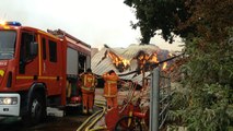 Un hangar de foin prend feu au Château-d'Olonne