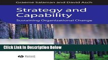 [Fresh] Strategy and Capability: Sustaining Organizational Change (Management, Organizations and