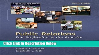 [Fresh] Public Relations:  The Profession and the Practice Online Ebook
