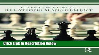[Fresh] Cases in Public Relations Management New Ebook