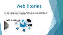What is  web hosting and its types?
