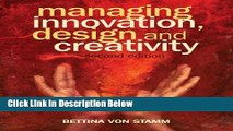 [Fresh] Managing Innovation, Design and Creativity New Books