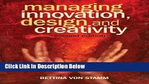 [Fresh] Managing Innovation, Design and Creativity Online Books