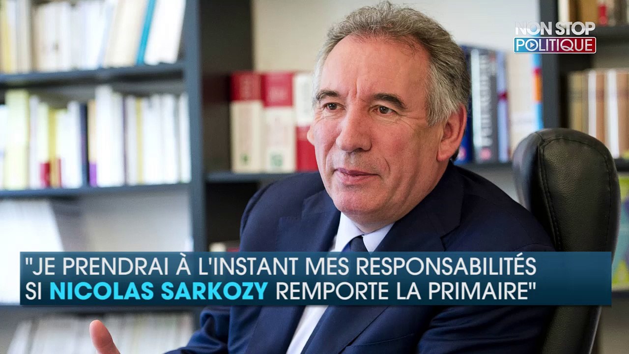 François Bayrou se présentera si Nicolas Sarkozy remporte la primaire