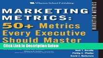 [Reads] Marketing Metrics: 50  Metrics Every Executive Should Master Online Ebook