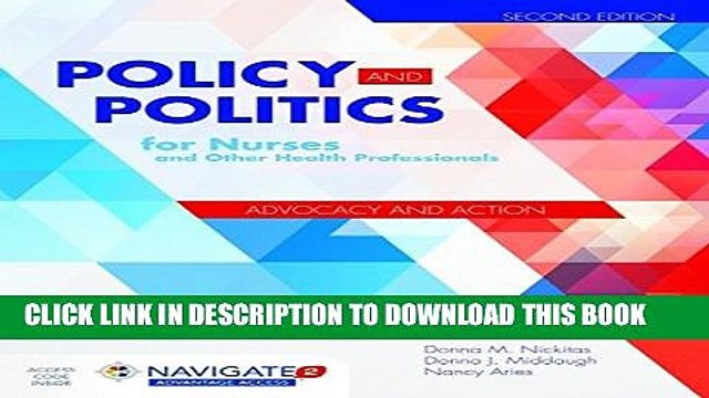 [PDF] Policy and Politics for Nurses and Other Health Professionals Full Online