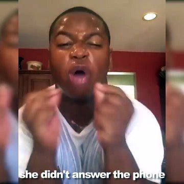 Ce mec est vraiment énervé d'être rentré à pied de l'école... LOL