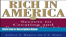 [Best] Rich in America: Secrets to Creating and Preserving Wealth Free Books