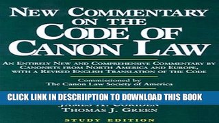 [PDF] New Commentary on the Code of Canon Law (Study Edition) Popular Colection