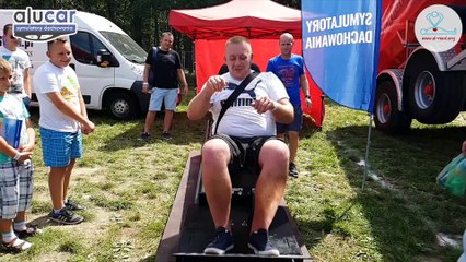 Symulatory dachowania i zderzeń Alucar oraz Al-Med na Master Truck 2016 Opole