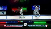CE Torun 2016 - EH Finale Borel (FRA) vs Heinzer (SUI)