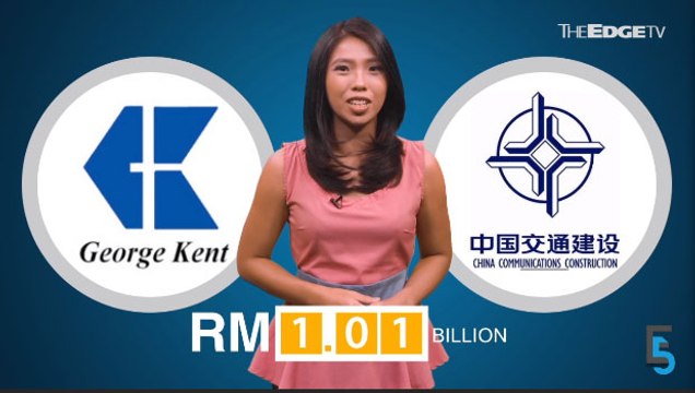 EVENING 5: CCCC-George Kent JV wins RM1b MRT2 job