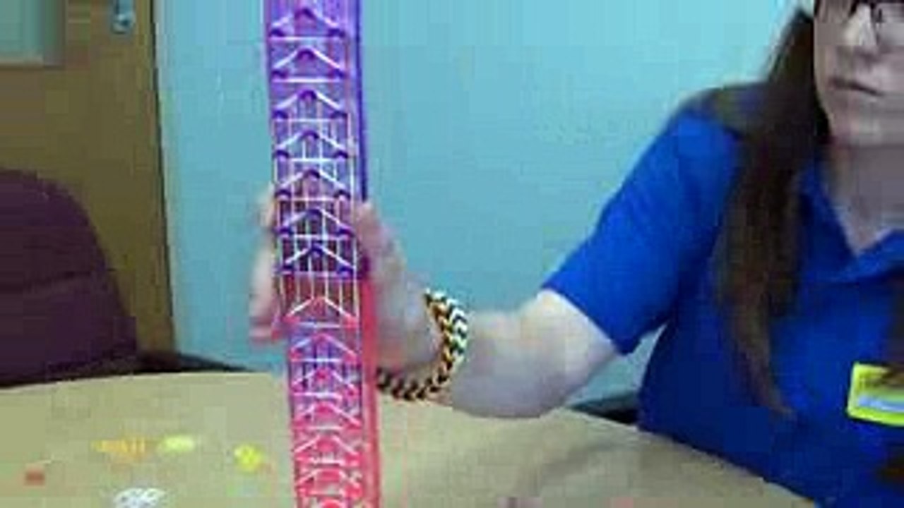 The Works Loom Bands - Multicolor rainbow Loom, Triple Single bracelet