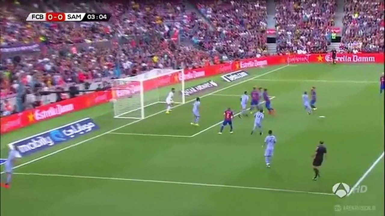 Barcelona vs Sampdoria 3-2 Highlights and Full Match International - Club Friendlies (10-08-2016)