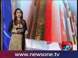 Elected Karachi mayor Waseem Akhtar talks to media