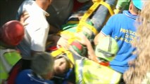 Man rescued after 9 hours under rubble following Italy quake