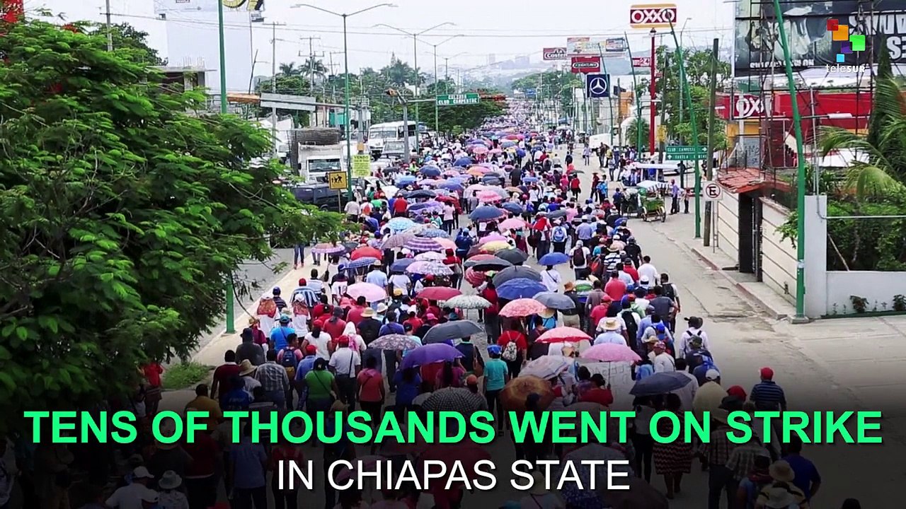 Mexican Teachers Strike, as Classes Begin