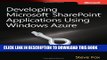 [PDF] Developing Microsoft SharePoint Applications Using Windows Azure (Developer Reference) Full