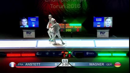 CE Torun 2016 - SH Finale Anstett (FRA) vs Wagner (GER)