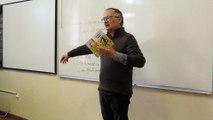 Bernard Friot, auteur français, dirige un atelier d'écriture pour les élèves du Lycée de Nova Gorica, Slovénie