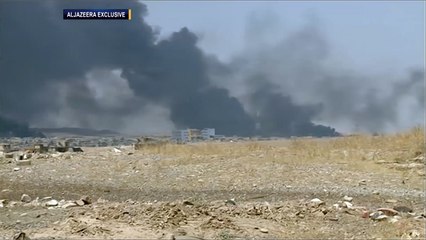 استمرار المعارك بين تنظيم الدولة والجيش العراقي بالقيارة