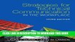 New Book Strategies for Technical Communication in the  Workplace (3rd Edition)
