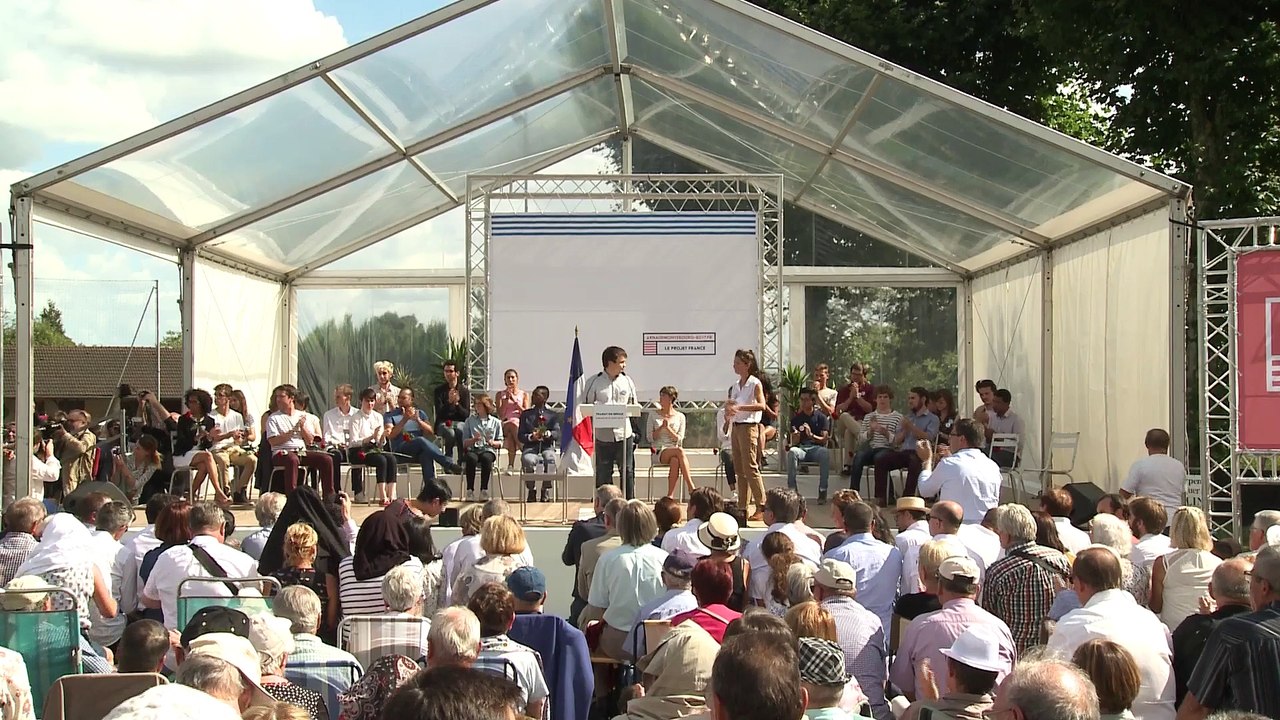 Déclaration de candidature d'Arnaud Montebourg à Frangy