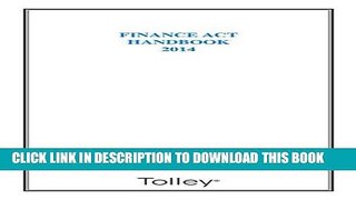 New Book Finance Act Handbook 2014
