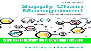 Collection Book Supply Chain Management: Strategy, Planning, and Operation (6th Edition)