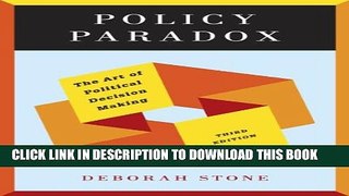 Collection Book Policy Paradox, The