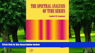 READ FREE FULL  The Spectral Analysis of Time Series (Probability and Mathematical Statistics)