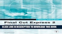 [PDF] Apple Pro Training Series: Final Cut Express 2 by Diana Weynand (2004-03-12) Popular Colection