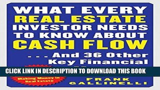 New Book What Every Real Estate Investor Needs to Know About Cash Flow...And 36 Other Key