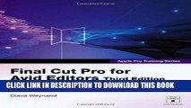 New Book Apple Pro Training Series: Final Cut Pro for Avid Editors (3rd Edition)