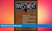 READ book  Investment Survival: How to Use Investment Research to Create Winning Portfolios for