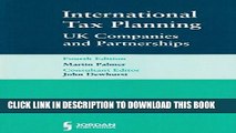 New Book International Tax Planning: UK Companies and Partnerships (Fourth Edition)