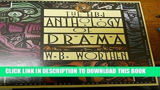 New Book The HBJ Anthology of Drama