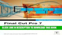New Book Apple Pro Training Series: Final Cut Pro 7 by Weynand, Diana (2009) Paperback