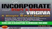 New Book How to Incorporate and Start a Business in Virginia