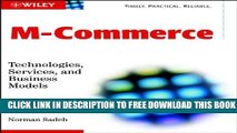 New Book M-Commerce: Technologies, Services, and Business Models
